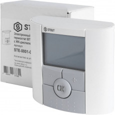 STOUT электронный комнатный термостат BTD, с ЖК-дисплеем