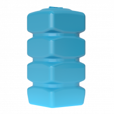 Бак для воды Акватек QUADRO W-750 (синий) 