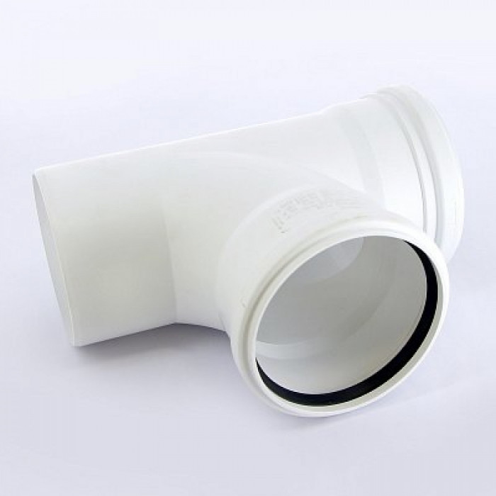 REHAU RAUPIANO PLUS Тройник 110/110/87° max flow (гидравл. оптимизированный радиус изгиба)