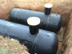 Установка газгольдера под ключ 10 000 л.
