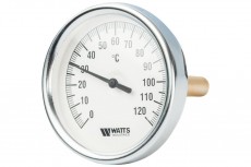 Watts F+R801(T) 100/75 Термометр биметаллический с погружной гильзой 100 мм