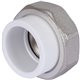 Политэк Политэк White fittings 63х2" Муфта разъемная с внутренней резьбой для полипропиленовых труб под сварку (цвет белый)